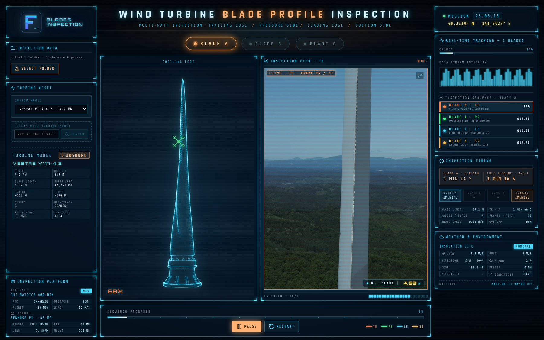 Turbine Inspection Simulator